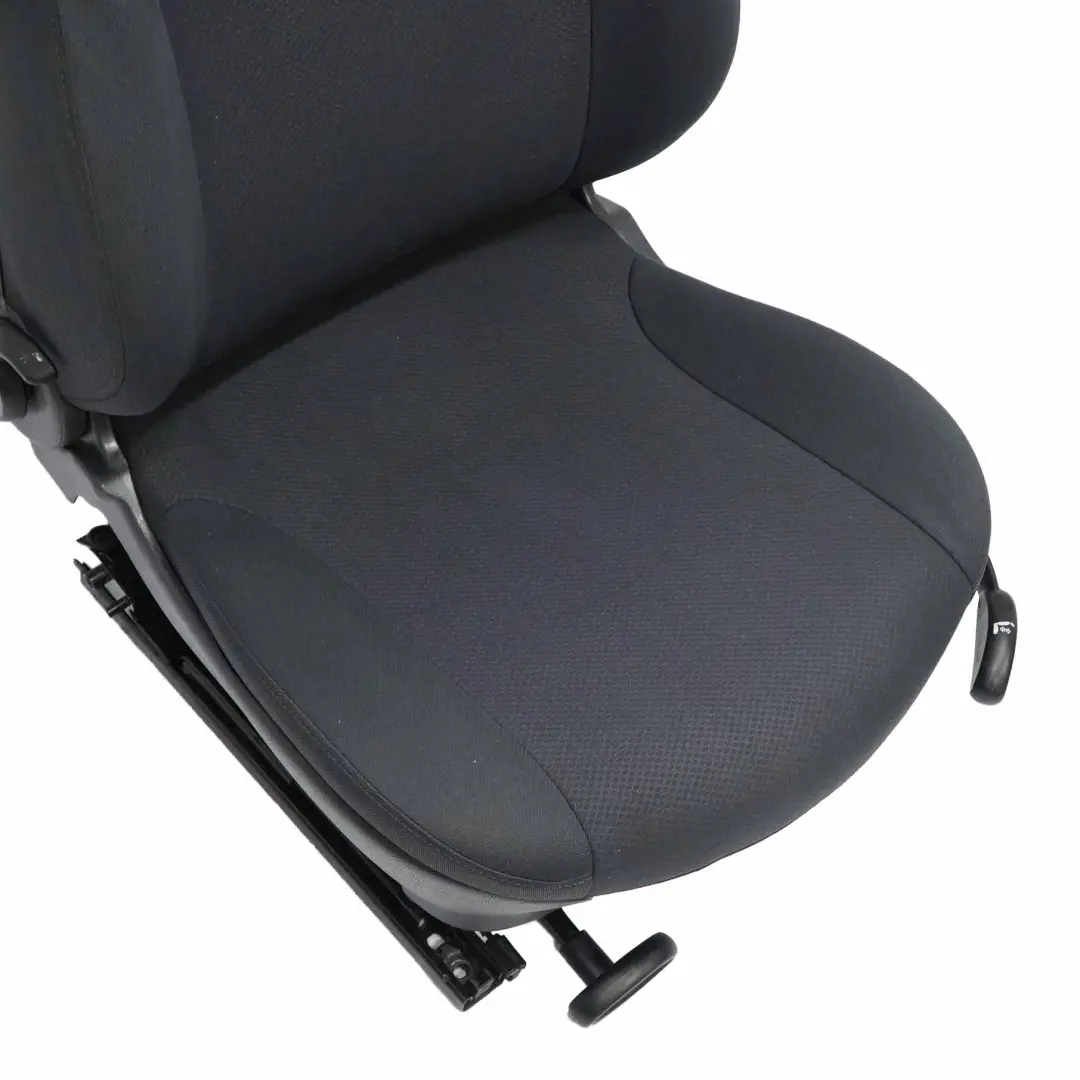 Mini Cooper R50 Front Left N/S Cloth Fabric Molette Seat Panther Black - SKU 7136293 - Part number 7136293
