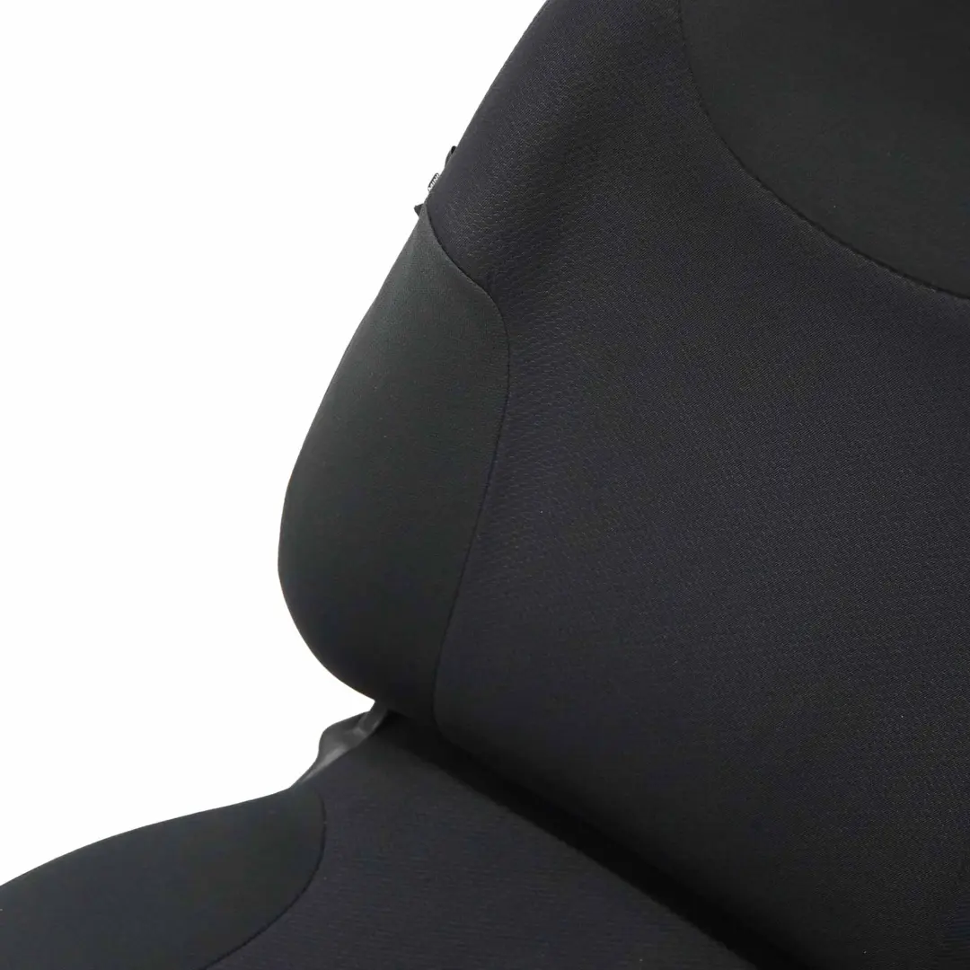 Front Left N/S Cloth Fabric Molette Seat Panther Black to Mini Cooper R50 with Part number 7136293 Mini Cooper R50 Front Left N/S Cloth Fabric Molette Seat Panther Black - SKU 7136293 - Part number 7136293