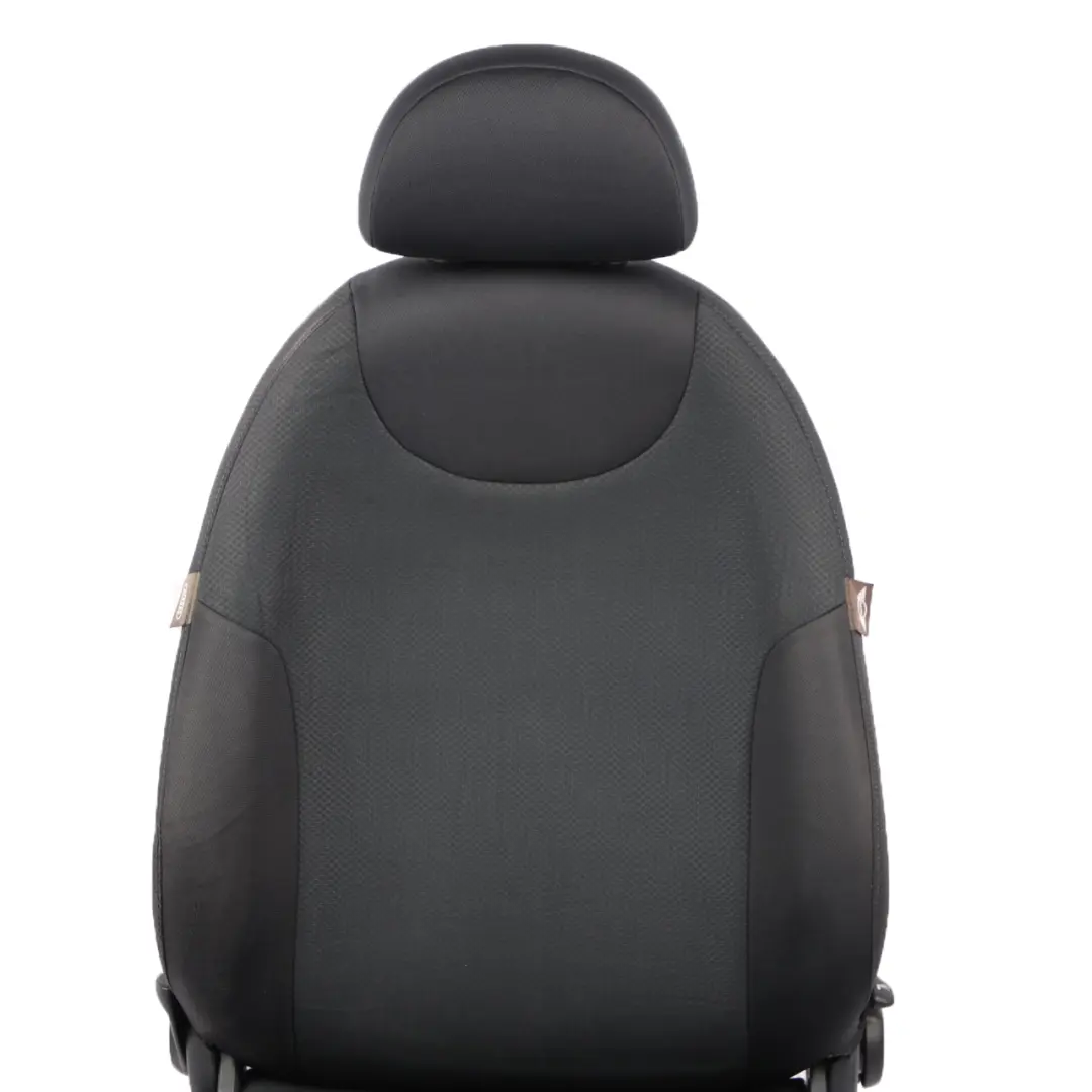 Front Seat Mini R50 Cooper One Right O/S Cloth Fabric Molette Panther Black to with Part number 7136294 Front Seat Mini R50 Cooper One Right O/S Cloth Fabric Molette Panther Black - SKU 7136294-1 - Part number 7136294
