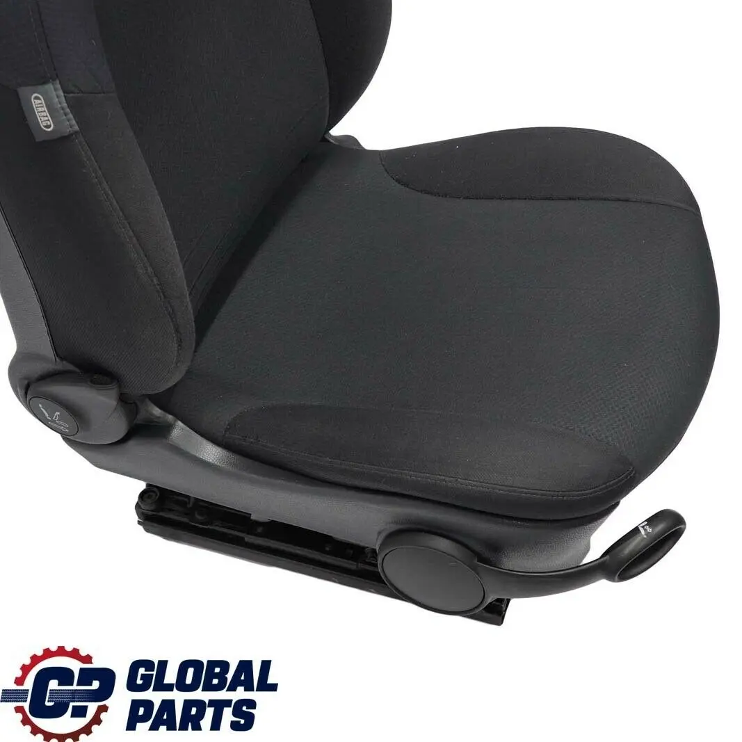 Mini Cooper One R50 Front Right O/S Cloth Fabric Molette Seat Panther Black - SKU 7136294 - Part number 7136294