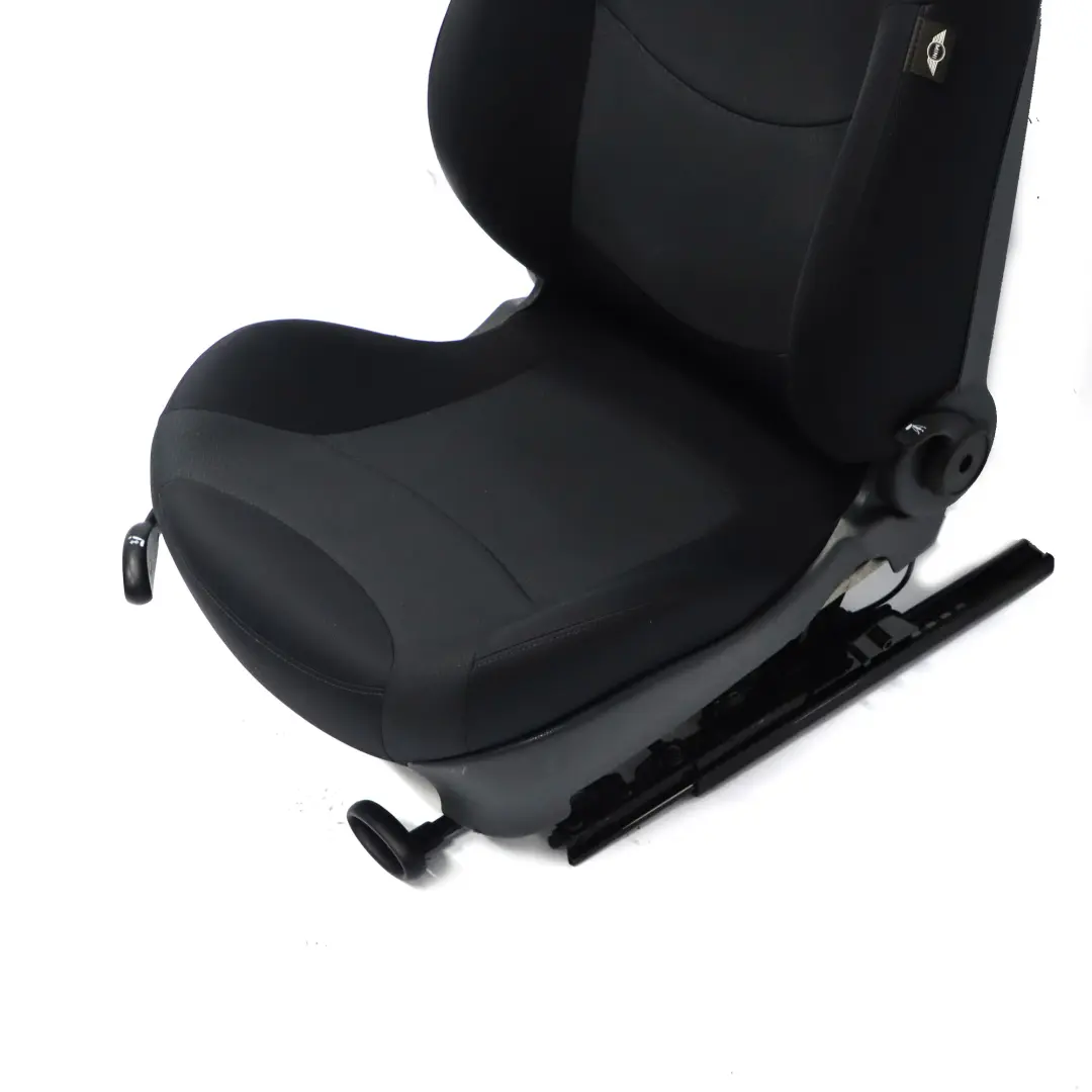 Mini Cooper One R50 Front Right O/S Cloth Fabric Sport Seat Panther Black - SKU 7136380 - Part number 7136380