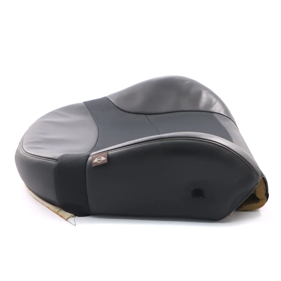 Mini R50 Front Left Sport Seat N/S Half Leather Molette Backrest Cover Black - SKU 7136391-3 - Part number 7136391