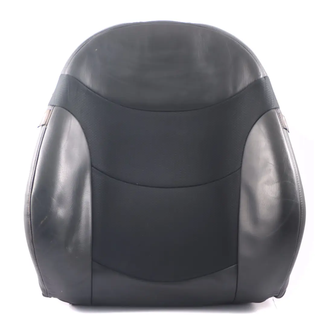 Front Right Sport Seat O/S Half Leather Molette Backrest Cover Black to Mini R50 with Part number 7136392 Mini R50 Front Right Sport Seat O/S Half Leather Molette Backrest Cover Black - SKU 7136392-3 - Part number 7136392