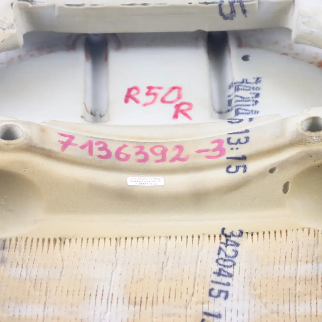 Mini R50 Sedile anteriore destro sportivo Mezza Pelle Molette Schienale Nero - SKU 7136392-3 - Numero di parte 7136392