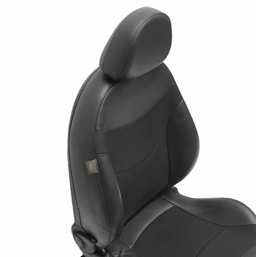  Front Sport Mini Cooper R50 Fabric / Leather Molette Right O/S Cloth Seat Black - SKU 7136392 - Part number 7136392