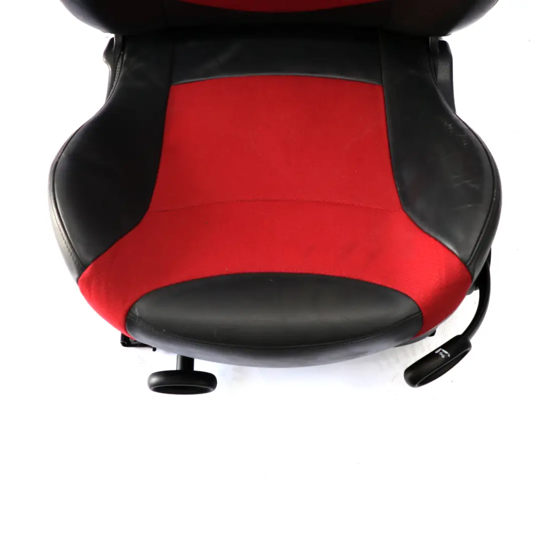 Mini Cooper One R50 R53 Front Left N/S Sport Cloth / Leather Seat Molette Red - SKU 7136393 - Part number 7136393