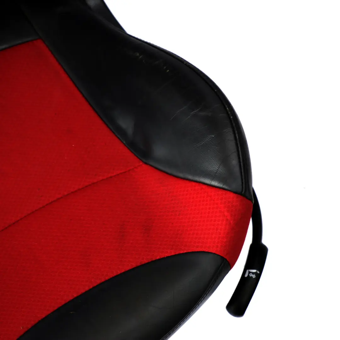 Front Left N/S Sport Cloth / Leather Seat Molette Red to Mini Cooper One R50 R53 with Part number 7136393 Mini Cooper One R50 R53 Front Left N/S Sport Cloth / Leather Seat Molette Red - SKU 7136393 - Part number 7136393