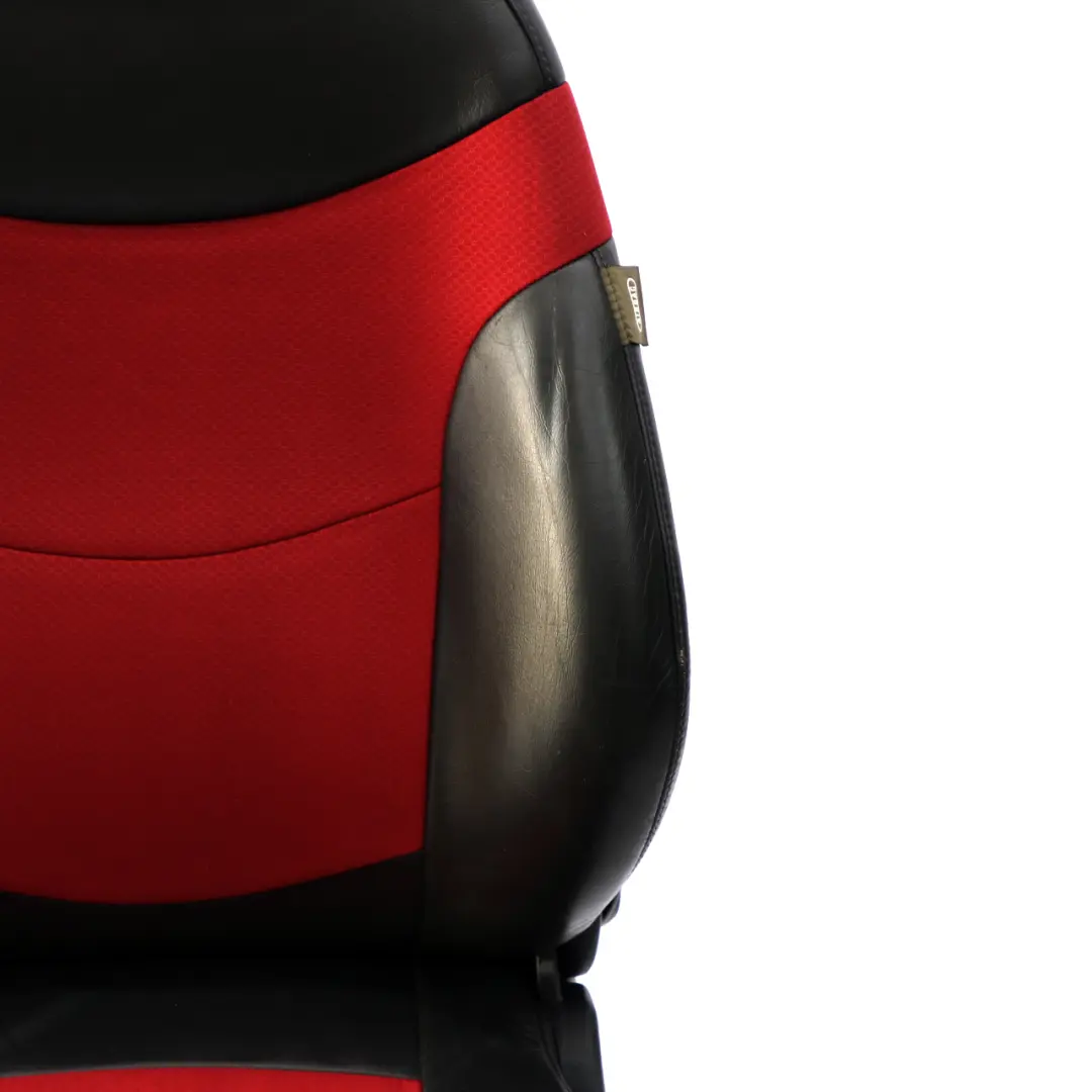 Front Left N/S Sport Cloth / Leather Seat Molette Red to Mini Cooper One R50 R53 with Part number 7136393 Mini Cooper One R50 R53 Front Left N/S Sport Cloth / Leather Seat Molette Red - SKU 7136393 - Part number 7136393