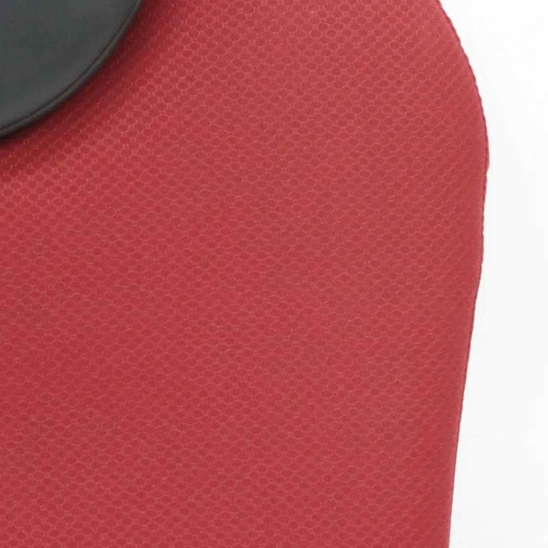 Mini R50 Rear Seat Backrest Cover Left N/S Cloth Leather Tartan Red Molette - SKU 7136465 - Part number 7136465