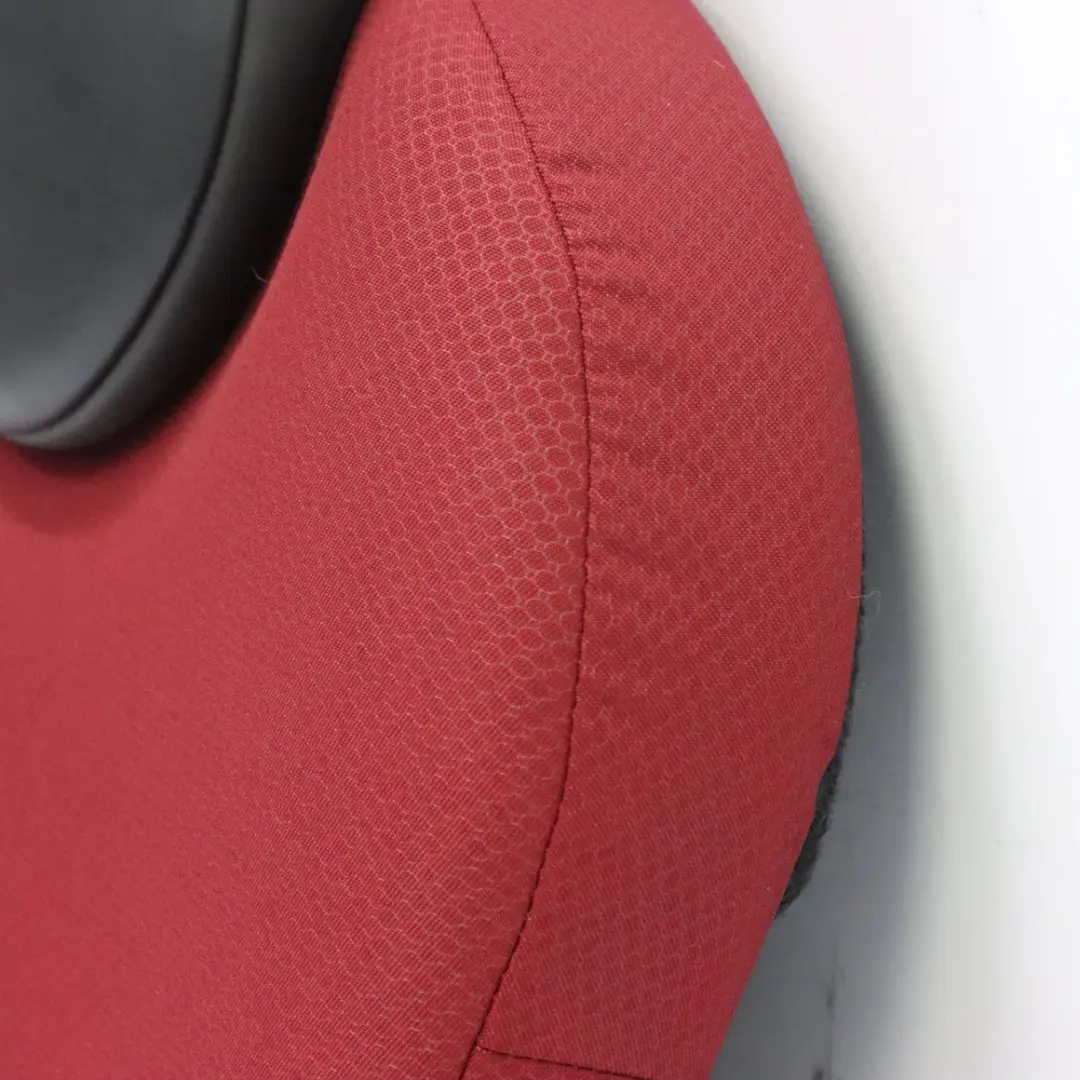 Backrest Cover Left N/S Cloth Leather Tartan Red Molette to Mini R50 Rear Seat with Part number 7136465 Mini R50 Rear Seat Backrest Cover Left N/S Cloth Leather Tartan Red Molette - SKU 7136465 - Part number 7136465