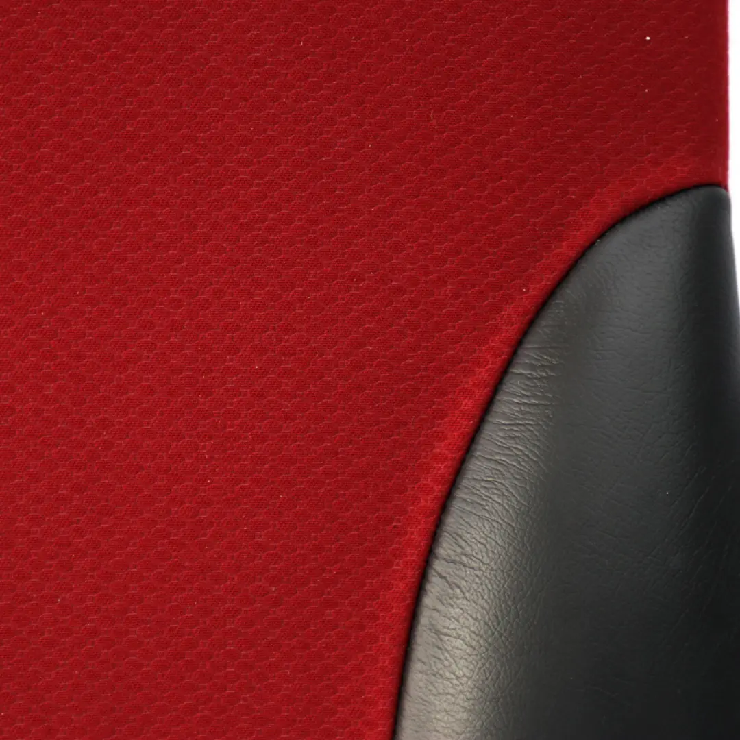 Mini R50 Rear Seat Backrest Cover Right O/S Cloth Leather Tartan Red Molette - SKU 7136466 - Part number 7136466
