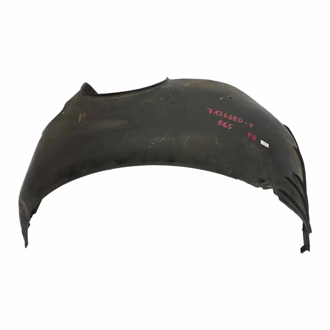Tapa Paso De Rueda Guardabarros Delantero Derecho para BMW E65 con número de pieza 7136680 BMW E65 Tapa Paso De Rueda Guardabarros Delantero Derecho - SKU 7136680-1 - Número de pieza 7136680