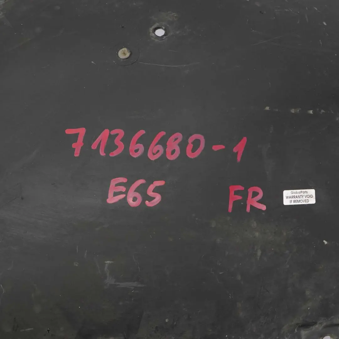Radhaus Abdeckung Vorne Rechts für BMW E65 E66 E67 mit Teilenummer 7136680 BMW E65 E66 E67 Radhaus Abdeckung Vorne Rechts - SKU 7136680-1 - Teilenummer 7136680