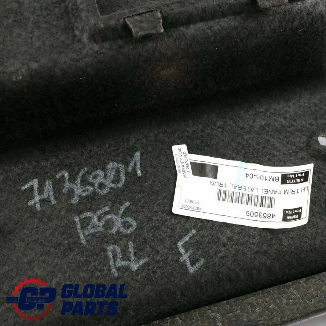 R56N Verkleidung Gepäckraum links 5147 für BMW Mini Cooper R56 mit Teilenummer 51477136801 BMW Mini Cooper R56 R56N Verkleidung Gepäckraum links 5147 - SKU 7136801 - Teilenummer 51477136801