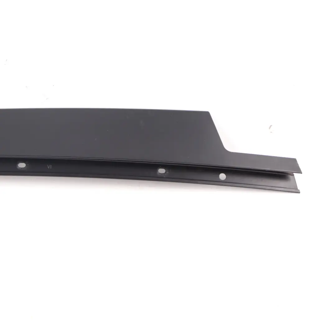 BMW X5 E70 Finisher Window Frame B-Pillar Front Left Door N/S Black - SKU 7136951 - Part number 7136951