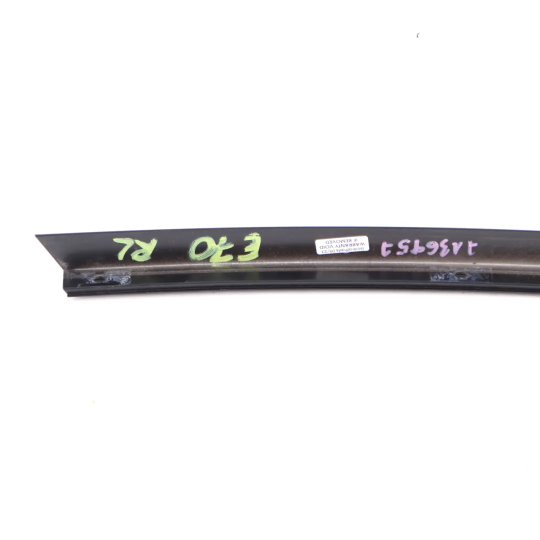 BMW X5 E70 Tapa Marco Ventana C-Columna Trasera Izquierda Pilar Negro - SKU 7136957 - Número de pieza 7136957