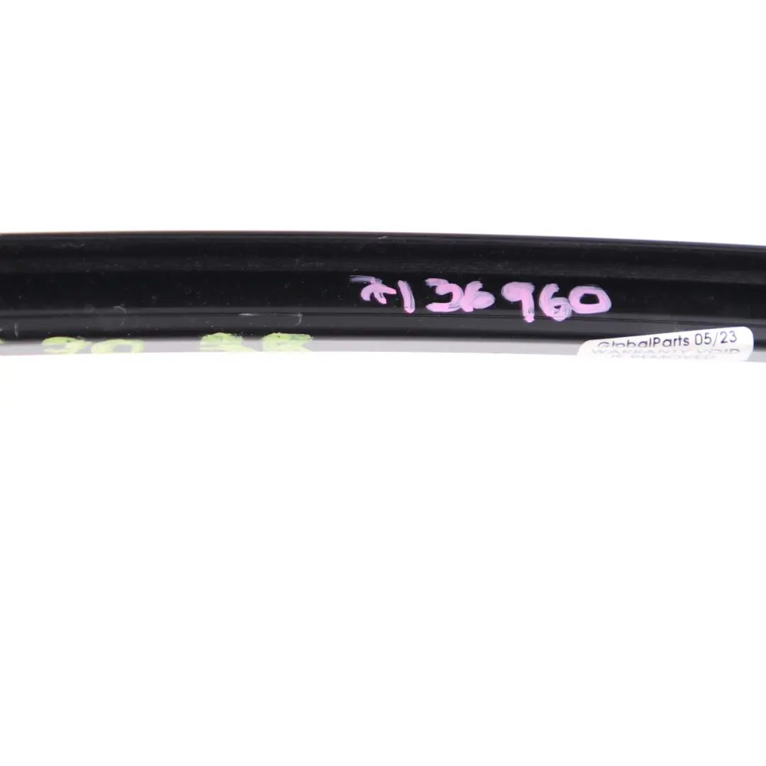 BMW X5 E70 Window Guide Web Cover Pillar Trim Rear Right O/S Door Black - SKU 7136960 - Part number 7136960
