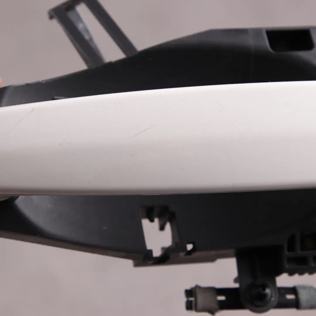  Grab Handle Door BMW E70 E71 X5 X6 Rear Left Exterior Alpinweiss Alpine White - SKU 7137053-AW - Part number 7137053