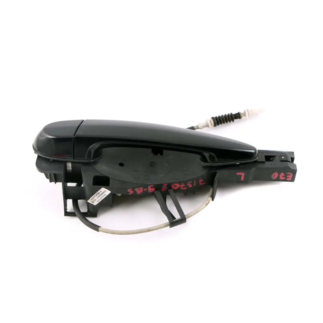 Grab Handle Door BMW E70 E71 X5 X6 Rear Left N/S Exterior Black Sapphire 475 to with Part number 7137053 Grab Handle Door BMW E70 E71 X5 X6 Rear Left N/S Exterior Black Sapphire 475 - SKU 7137053-BS1 - Part number 7137053
