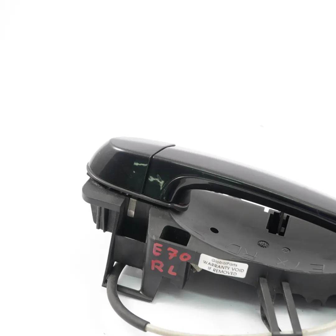 Grab Handle Door BMW E70 E71 X5 X6 2 Rear Left N/S Exterior Black Sapphire 475 to with Part number 7137053 Grab Handle Door BMW E70 E71 X5 X6 2 Rear Left N/S Exterior Black Sapphire 475 - SKU 7137053-BS2 - Part number 7137053