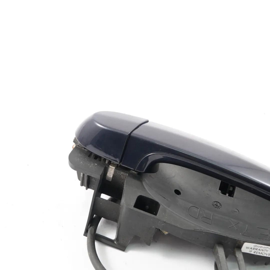 Asidero PuertaBMW E70 E71 X5 X6 Trasero Izquierdo Exterior Monacoblau Azul A35 - SKU 7137053-MB - Número de pieza 7137053