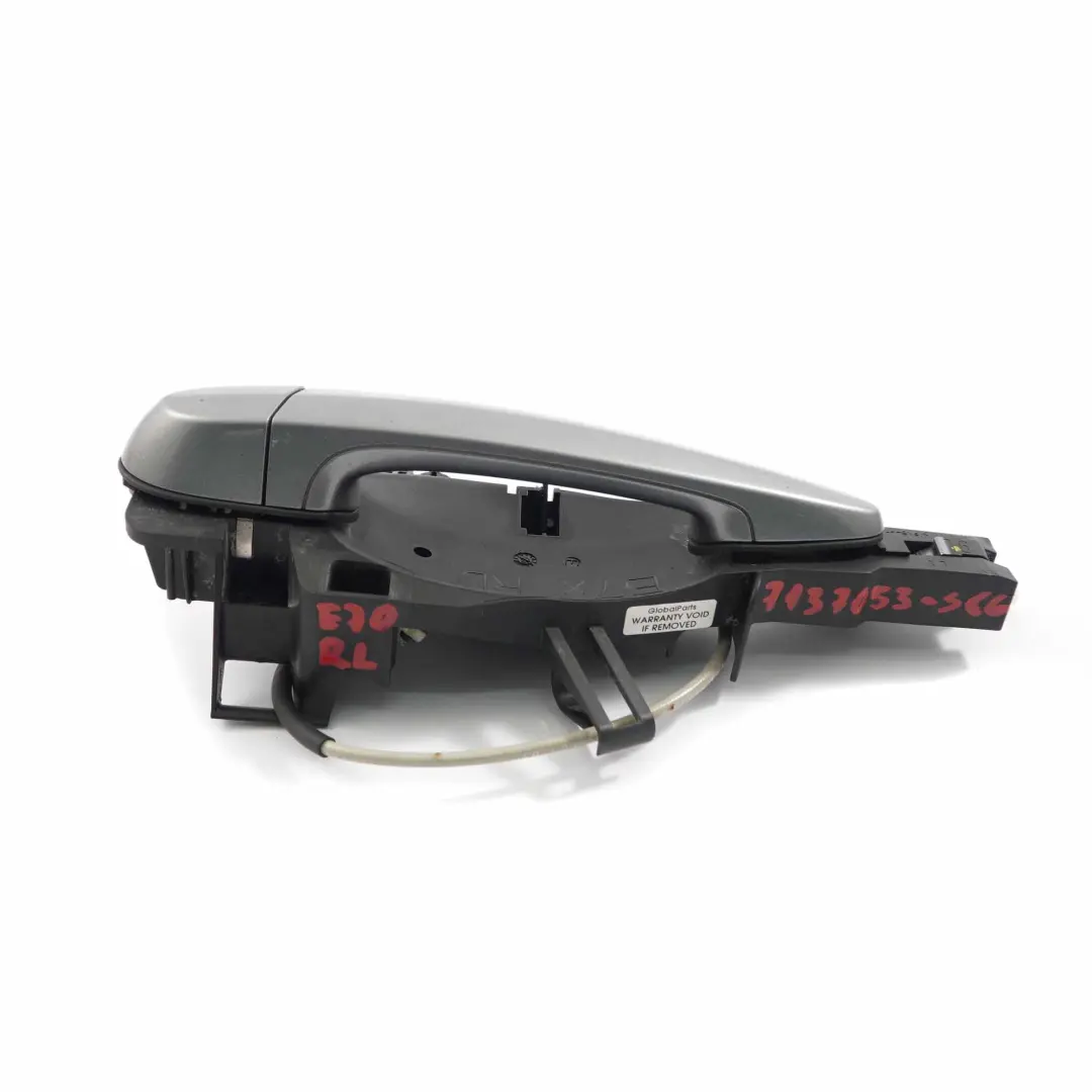  Grab Handle Door BMW E70 E71 X5 X6 Rear Left Exterior Spacegrau Space Grey A52 - SKU 7137053-SCG - Part number 7137053