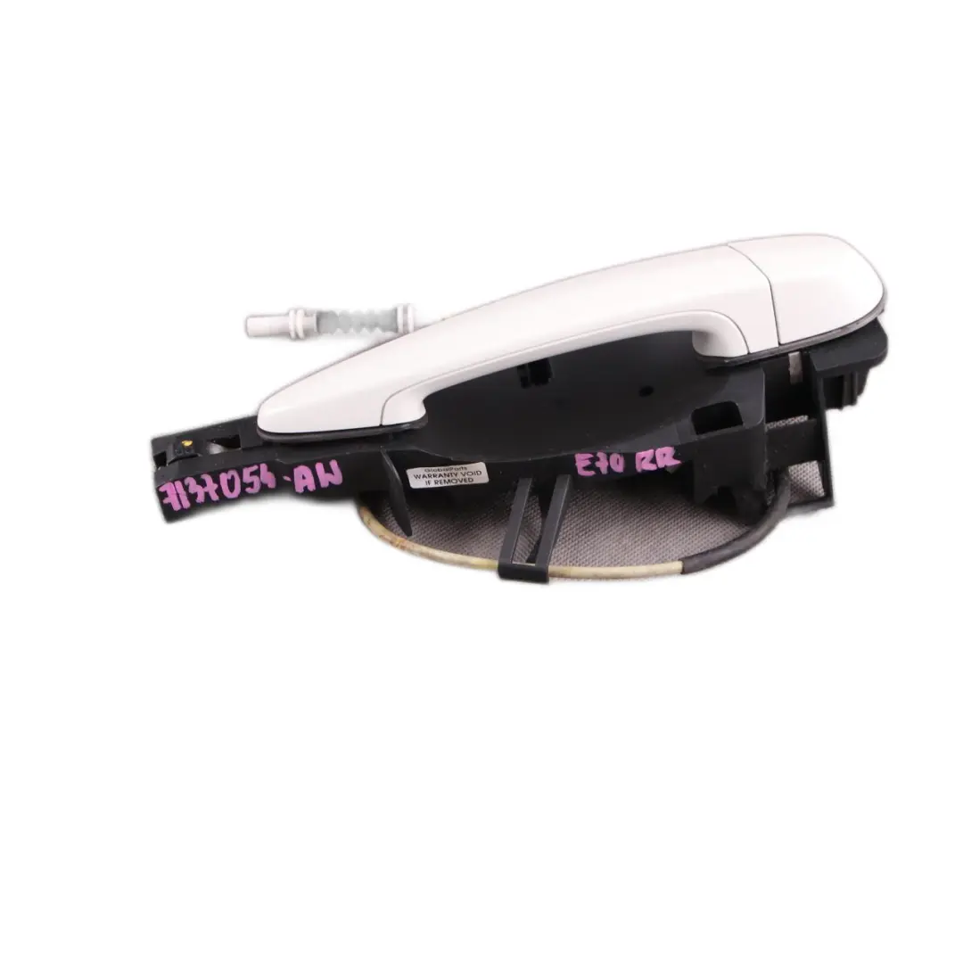  Grab Handle BMW X5 X6 E70 E71 Rear Right O/S Exterior Alpinweiss Alpine White - SKU 7137054-AW - Part number 7137054