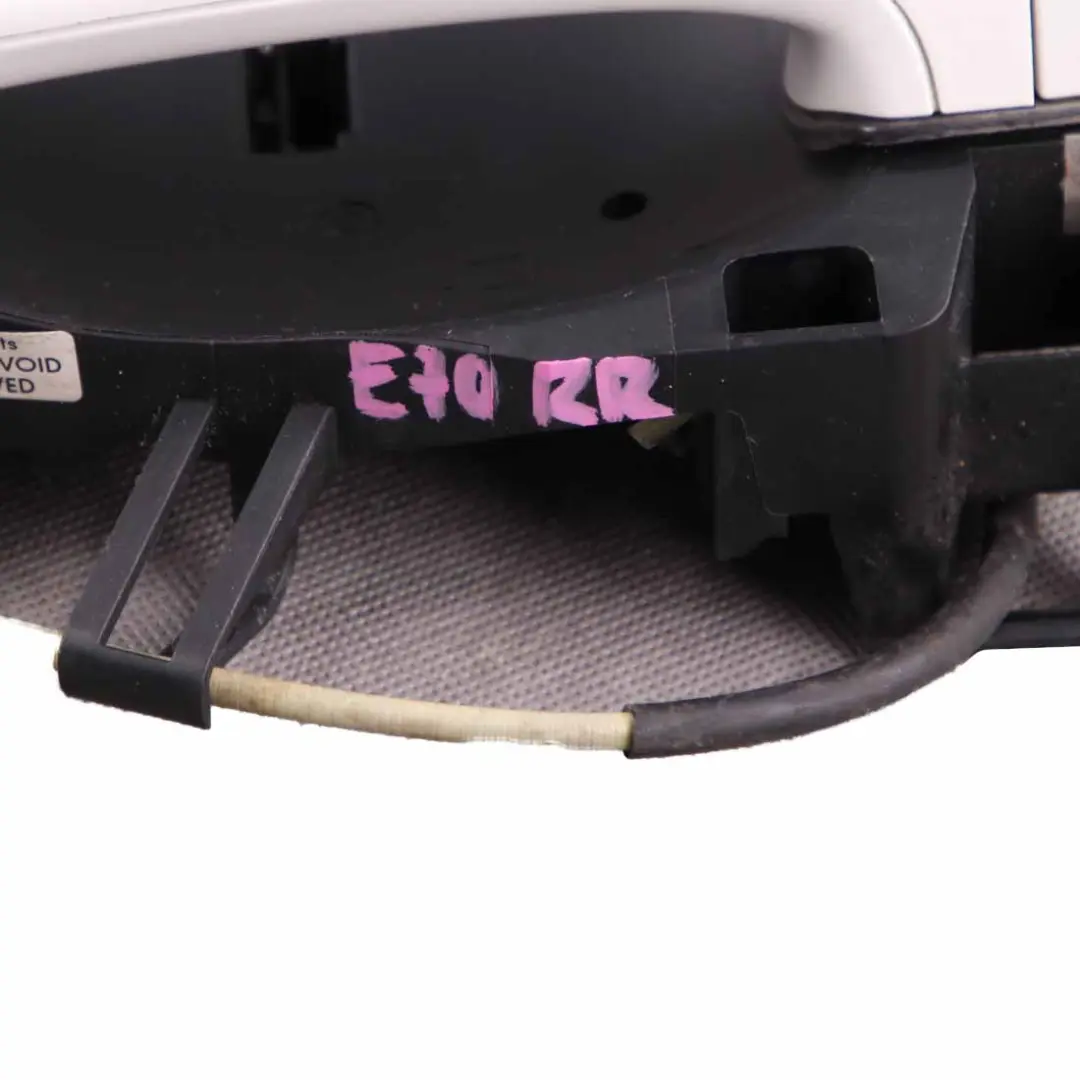  Grab Handle BMW X5 X6 E70 E71 Rear Right O/S Exterior Alpinweiss Alpine White - SKU 7137054-AW - Part number 7137054