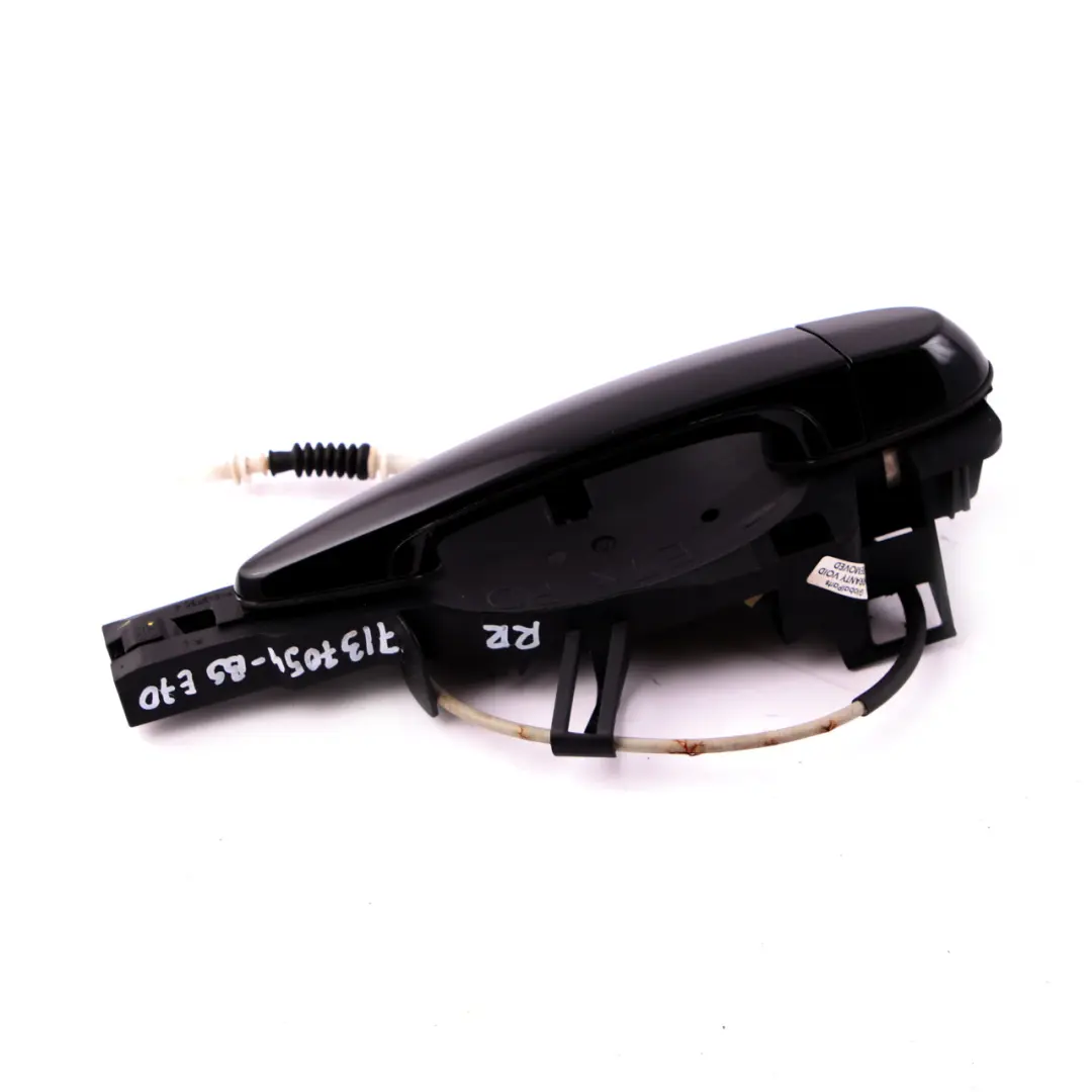 BMW X5 X6 E70 E71 Maniglia Posteriore Destra Esterno Nero Zaffiro 475 - SKU 7137054-BS - Numero di parte 7137054
