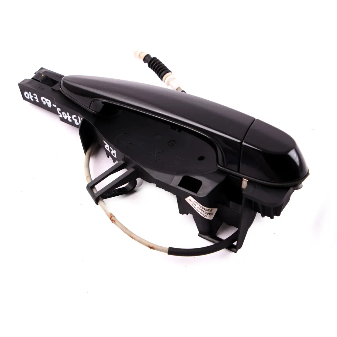 BMW X5 X6 E70 E71 Maniglia Posteriore Destra Esterno Nero Zaffiro 475 - SKU 7137054-BS - Numero di parte 7137054