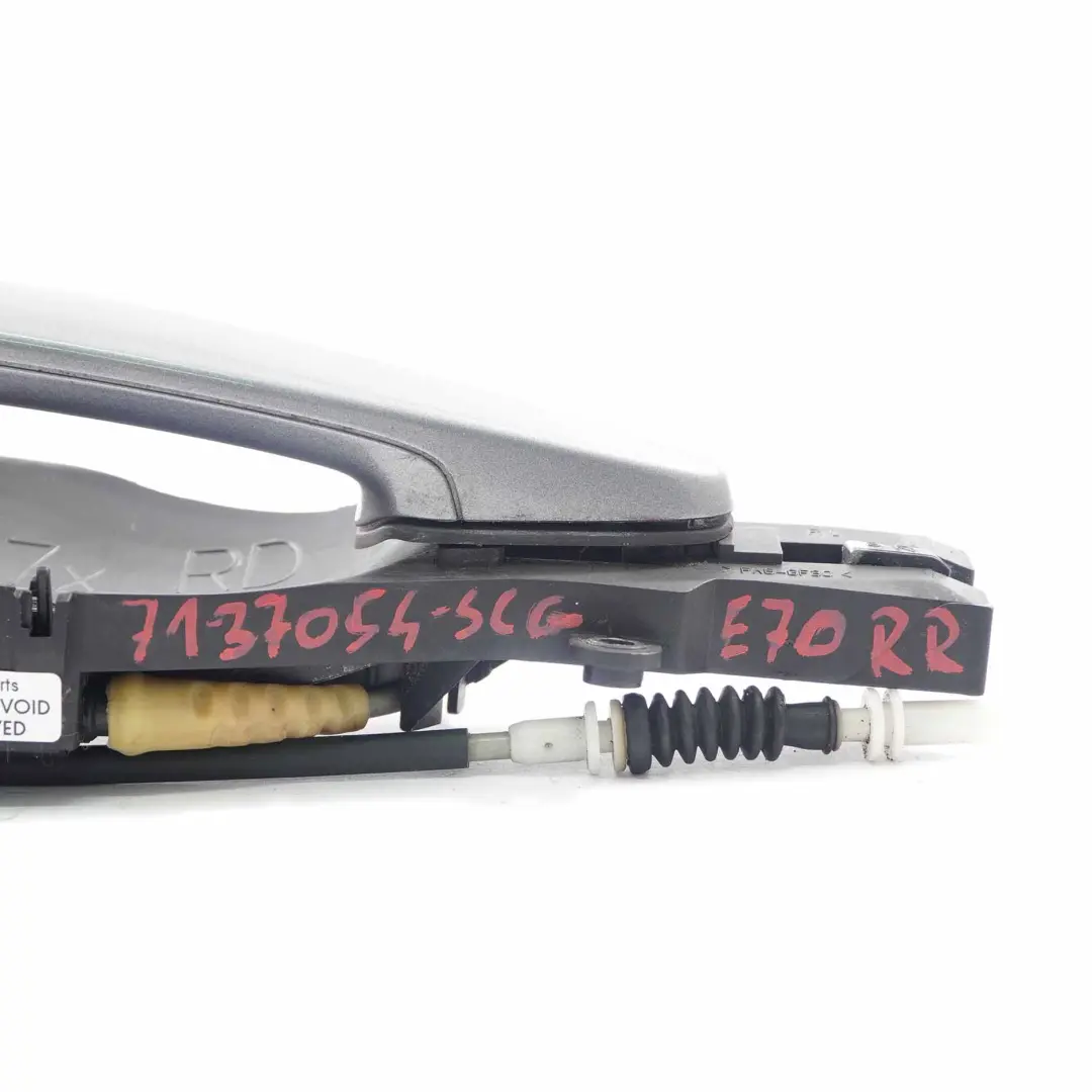  Grab Handle BMW X5 X6 E70 E71 Rear Right O/S Exterior Spacegrau Space Grey A52 - SKU 7137054-SCG - Part number 7137054