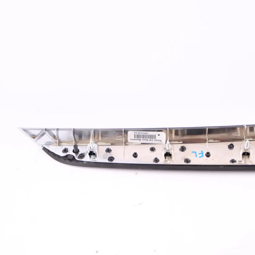 BMW X5 Series E70 Trim Door Front Left N/S Strip Cover Wood Bamboo Grain Dark - SKU 7137181 - Part number 7137181