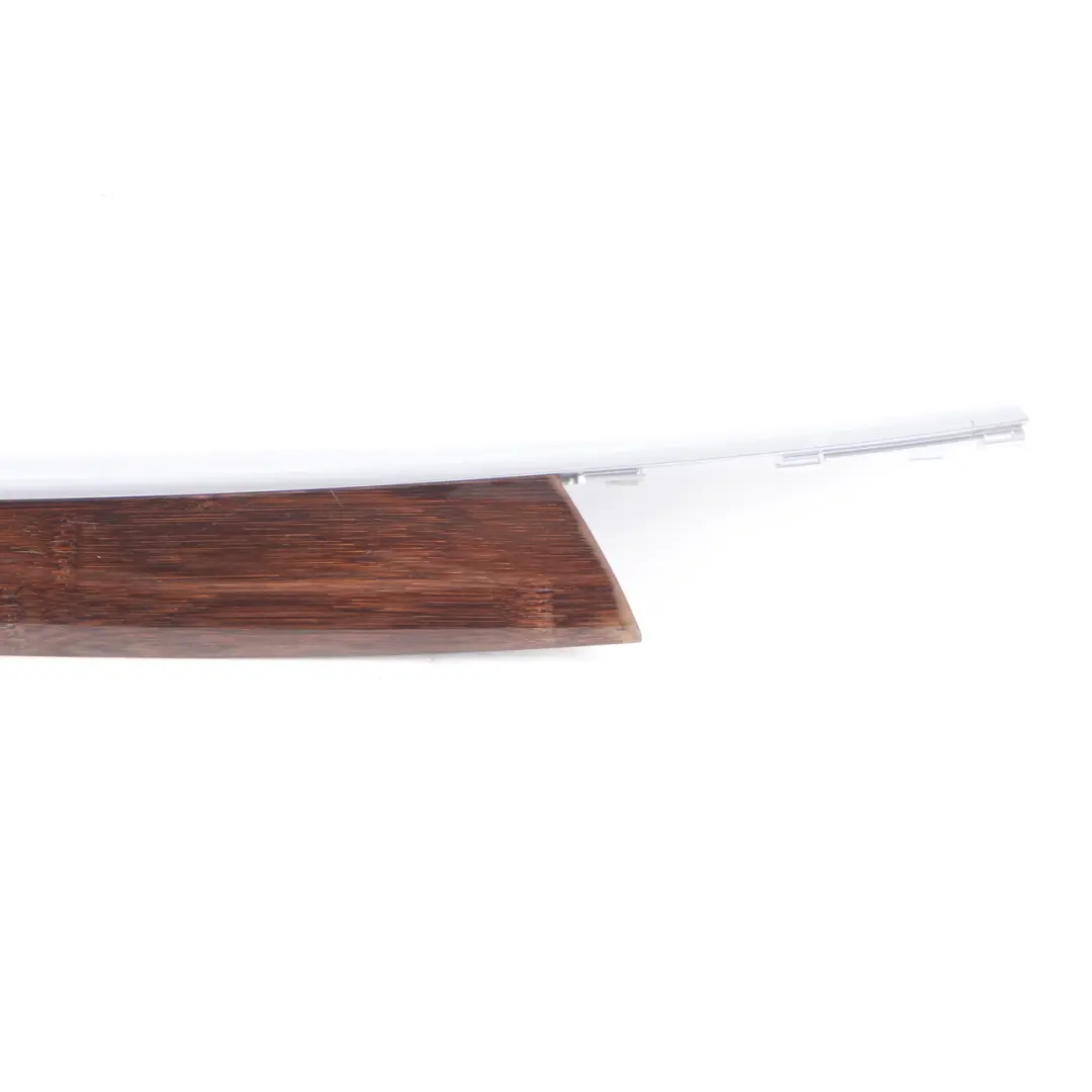 BMW X5 E70 Trim Door Front Right O/S Strip Cover Wood Bamboo Grain Dark - SKU 7137182-1 - Part number 7137182