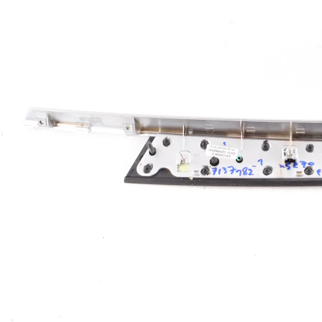 BMW X5 E70 Trim Tür Vorne Rechts O/S Strip Cover Holz Bambusmaserung Dunkel - SKU 7137182-1 - Teilenummer 7137182