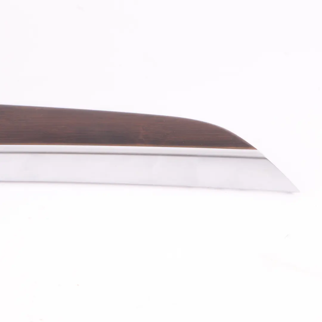 BMW X5 E70 Garniture Porte Avant Droite O/S Strip Cover Wood Bamboo Grain Dark - SKU 7137182 - Numéro de pièce 7137182
