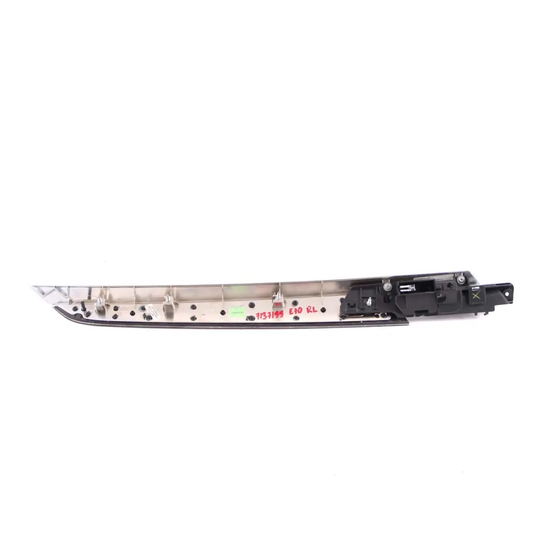 BMW X5 E70 Trim Tür Hinten Links Leiste Abdeckung Holz Grat Nussbaum Griff Chrom - SKU 7137199 - Teilenummer 7137199
