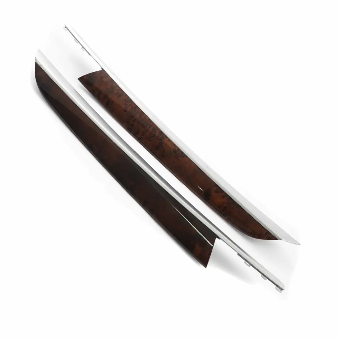 BMW X5 E70 1 Holzleiste Bambus Tür Hinten Rechts Dunkel 7137204 - SKU 7137201/7137202 - Teilenummer 7137201