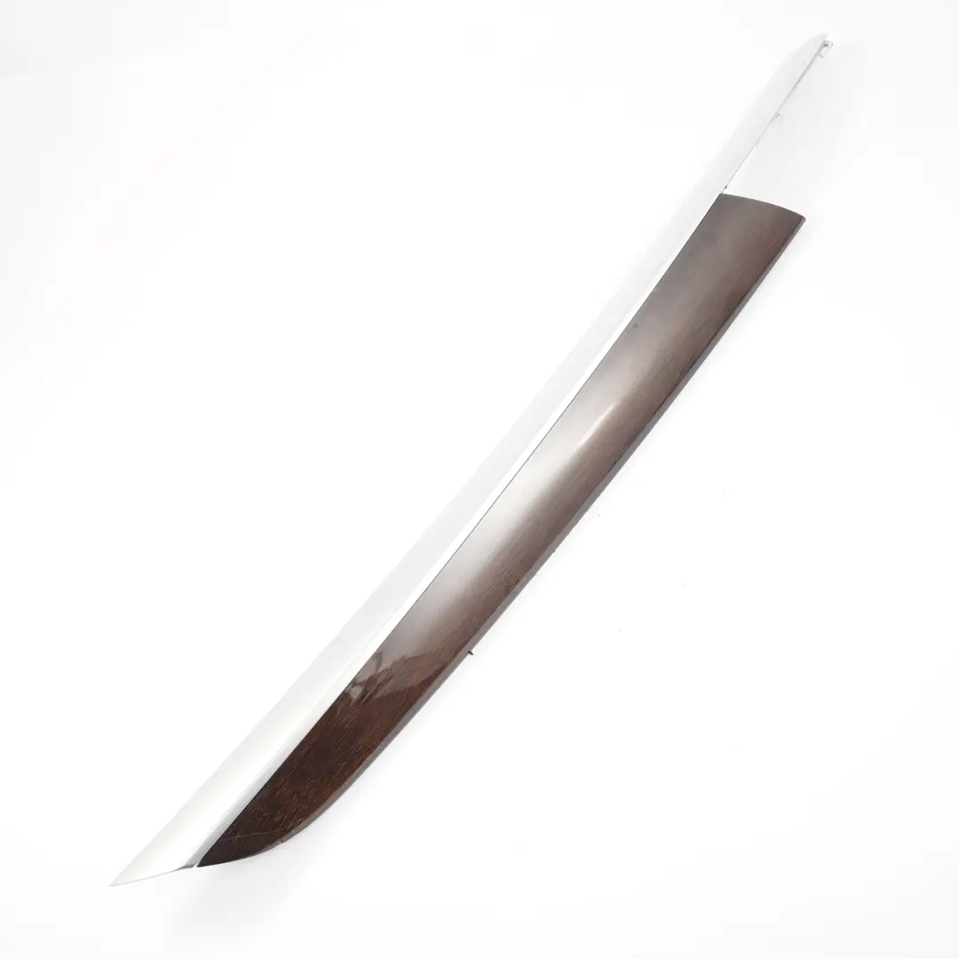  Trim Strip Door BMW X5 E70 1 Rear Right O/S Cover Wood Bamboo Grain Dark 7137204 - SKU 7137204-1 - Part number 51427137204