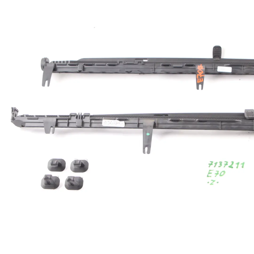  Roller Blind Set BMW X5 E70 Rear Left Right N/O/S Door Card Trim Panel Black - SKU 7137211 - Part number 7137211