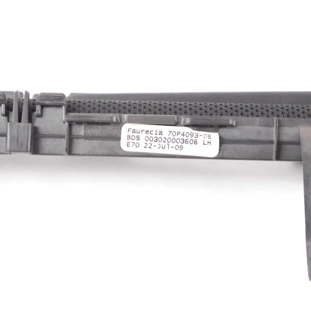  Roller Blind Set BMW X5 E70 Rear Left Right N/O/S Door Card Trim Panel Black - SKU 7137211 - Part number 7137211