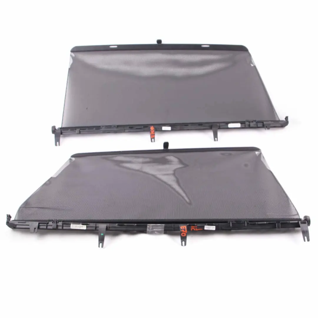  Roller Blind Set BMW X5 E70 Rear Left Right N/O/S Door Card Trim Panel Black - SKU 7137211 - Part number 7137211