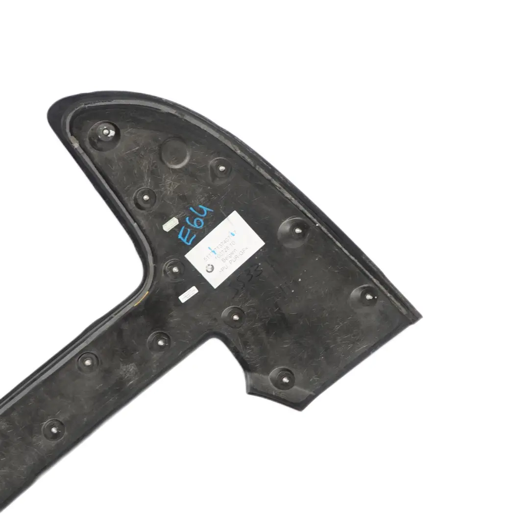 BMW E64 Cabrio Verdeckkastendeckel Abdeckung Verkleidung Schwarz - SKU 7137407 - Teilenummer 7137407