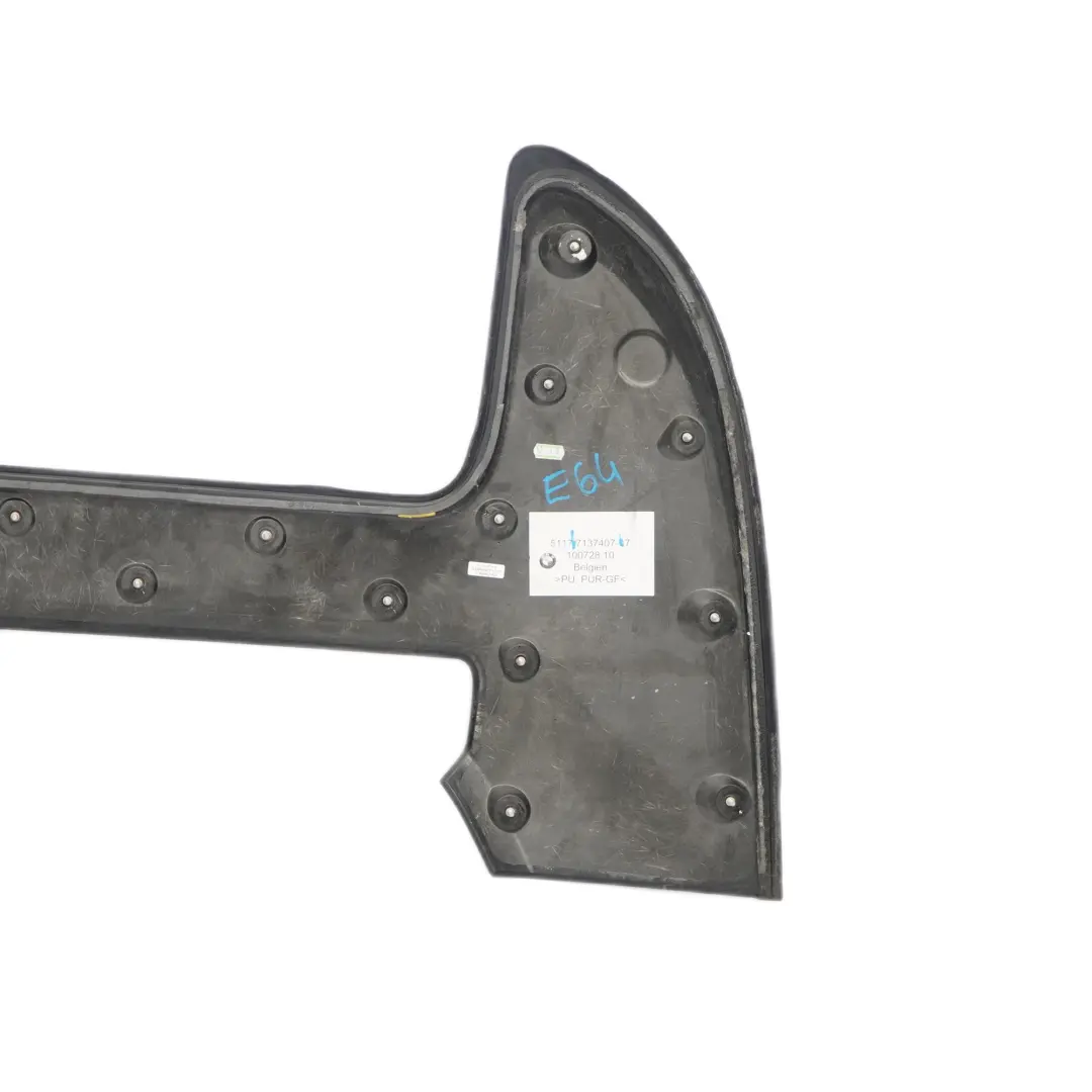 Verdeckkastendeckel Abdeckung Verkleidung Schwarz für BMW E64 Cabrio mit Teilenummer 7137407 BMW E64 Cabrio Verdeckkastendeckel Abdeckung Verkleidung Schwarz - SKU 7137407 - Teilenummer 7137407