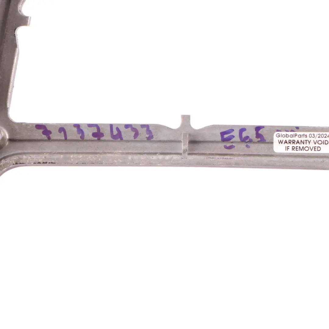 BMW E65 Centre Console Panel Armrest Cover Frame Front Trim Wood Vavona Grey - SKU 7137433 - Part number 7137433