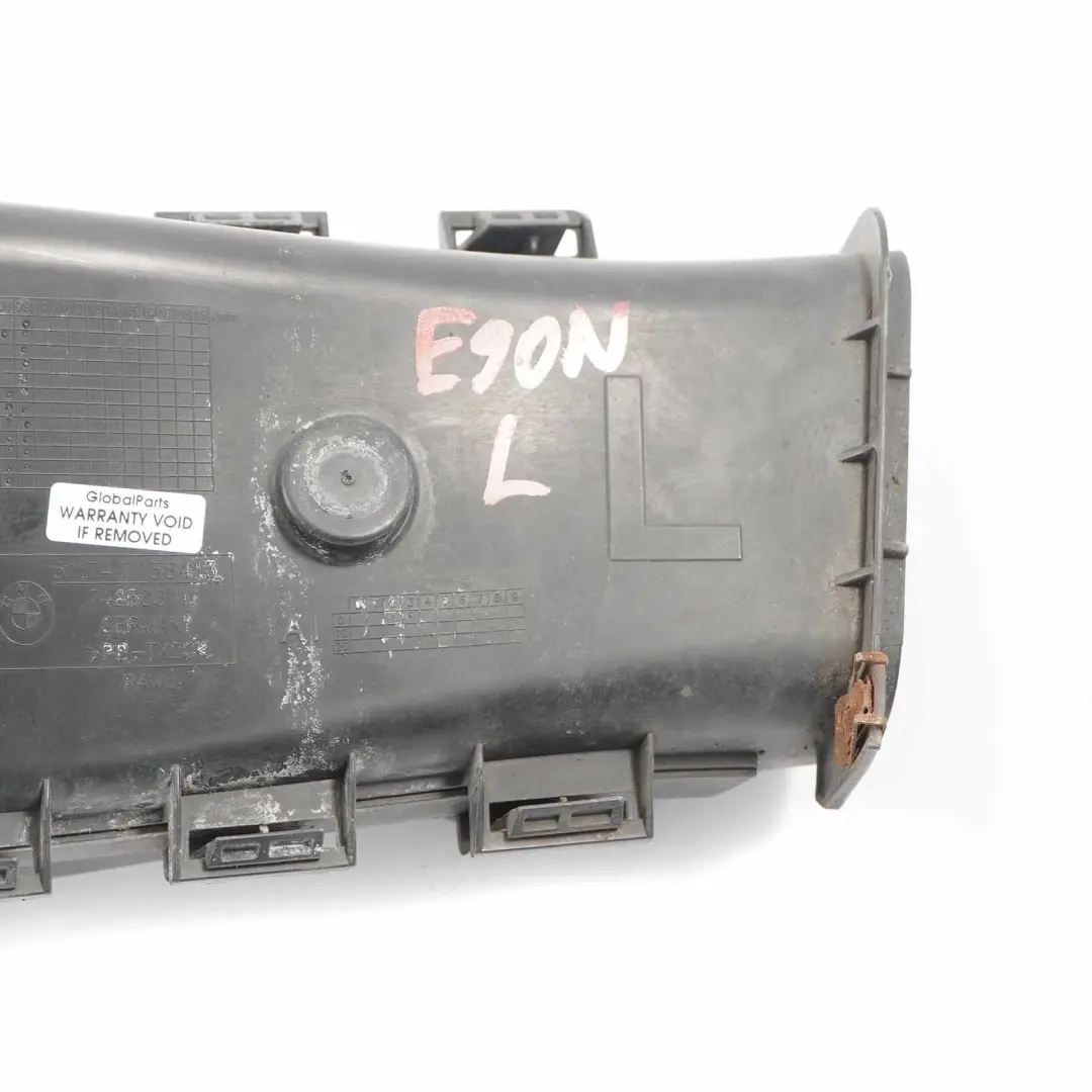 Conducto Aire BMW E90 E91 LCI M Sport Canal Delantero Izquierdo Tubo para con número de pieza 7138413 Conducto Aire BMW E90 E91 LCI M Sport Canal Delantero Izquierdo Tubo - SKU 7138413 - Número de pieza 7138413