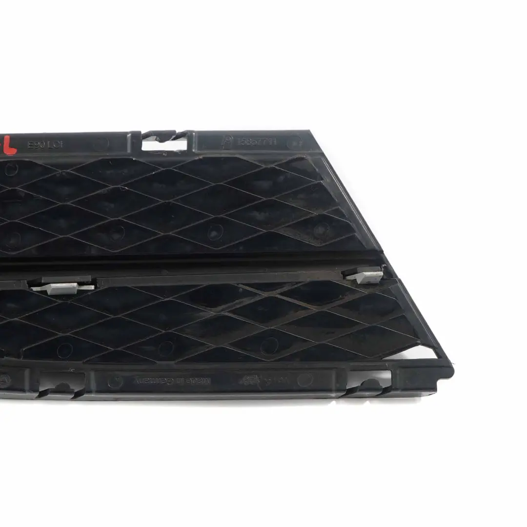 Parachoques Delantero Rejilla Cerrada Tapa Izquierda para BMW E90 E91 LCI con número de pieza 7138417 BMW E90 E91 LCI Parachoques Delantero Rejilla Cerrada Tapa Izquierda - SKU 7138417-2 - Número de pieza 7138417