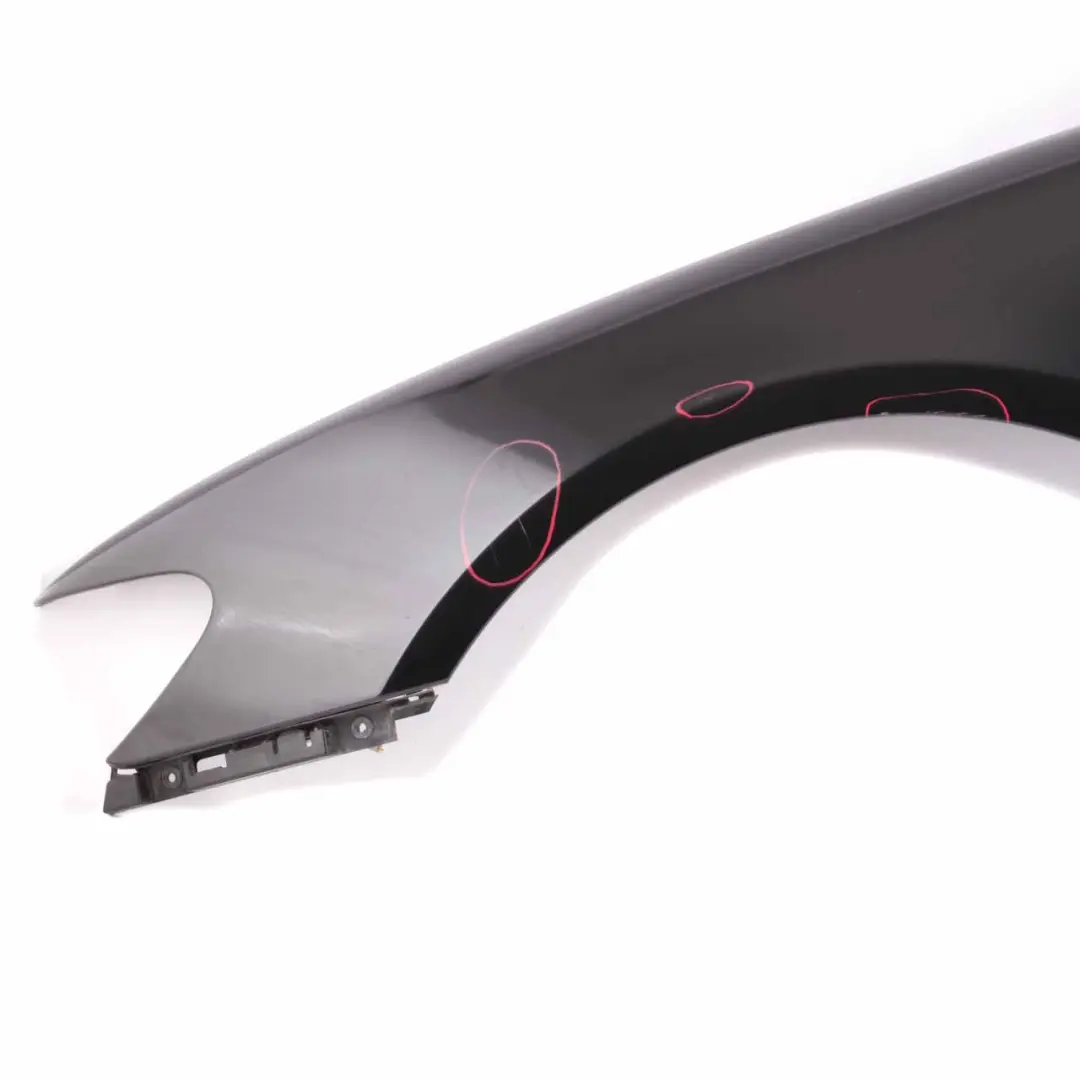 BMW E65 E66 Side Panel Wing Front Left N/S Black Sapphire Metallic - 475 - SKU 7138473-BS1 - Part number 7138473