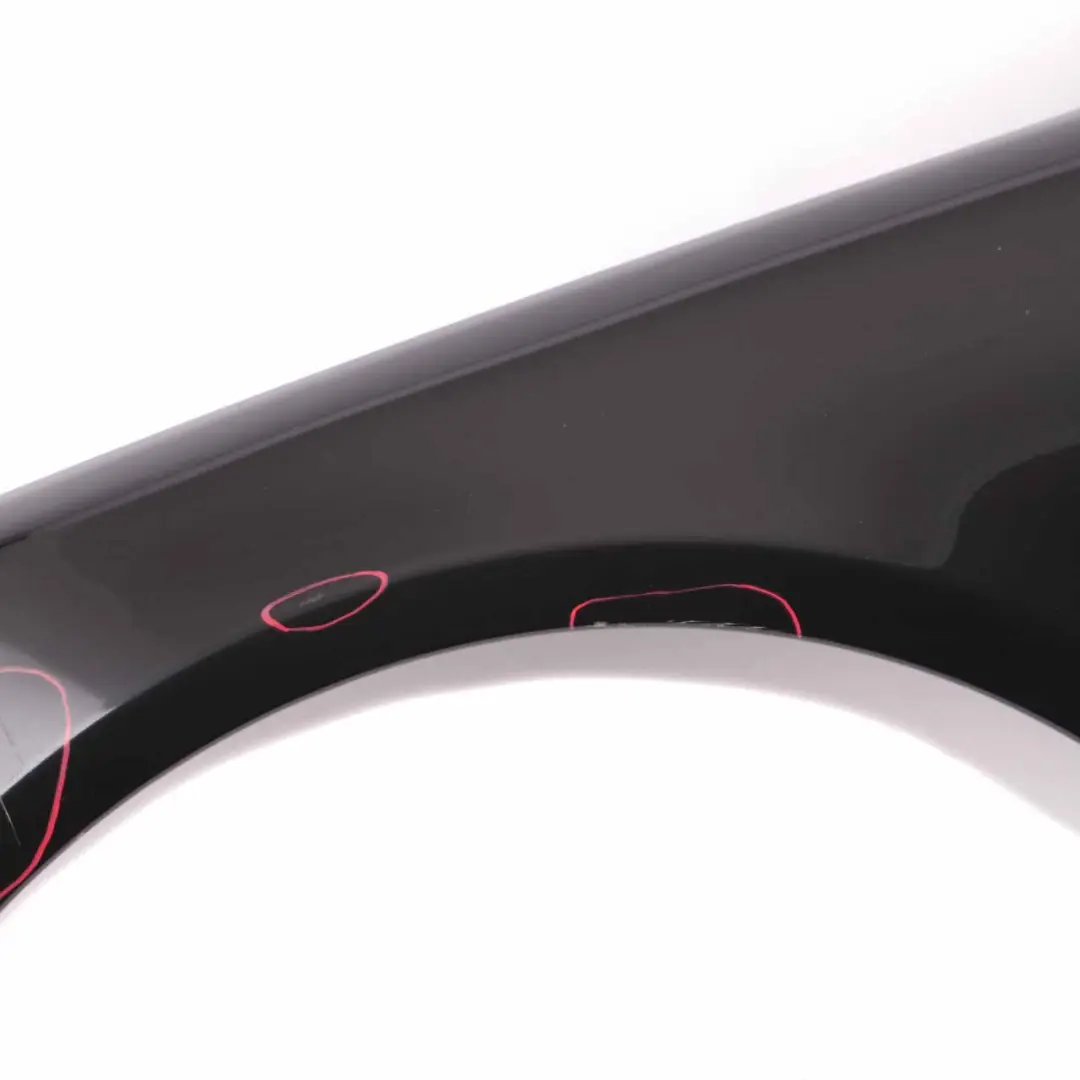 BMW E65 E66 Side Panel Wing Front Left N/S Black Sapphire Metallic - 475 - SKU 7138473-BS1 - Part number 7138473