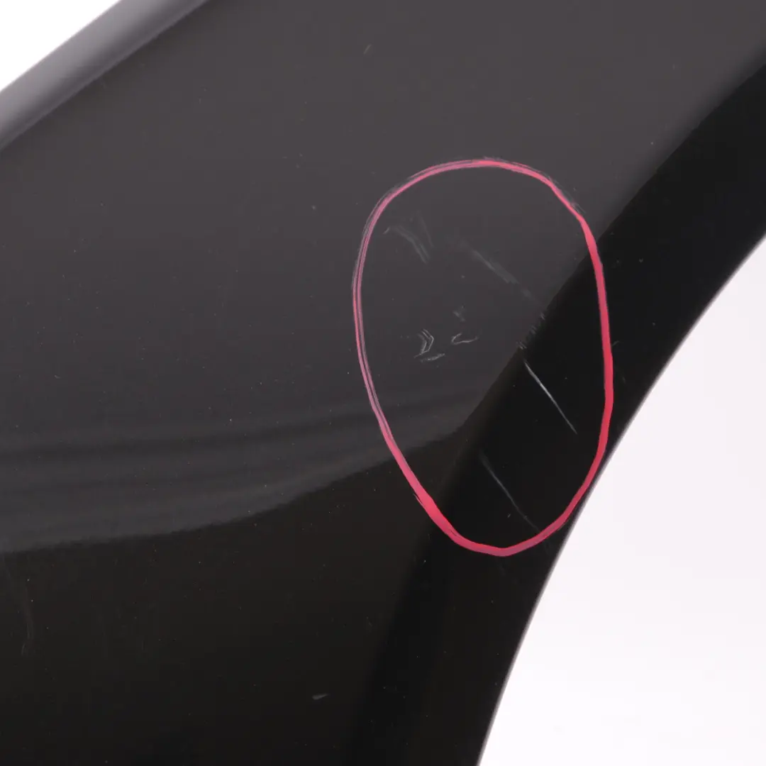 BMW E65 E66 Side Panel Wing Front Left N/S Black Sapphire Metallic - 475 - SKU 7138473-BS1 - Part number 7138473