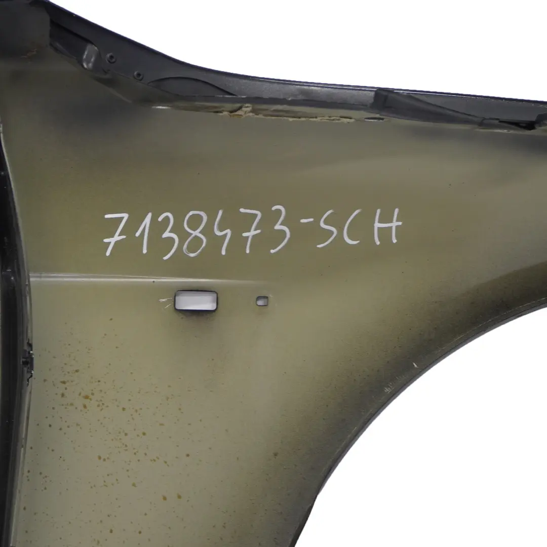  Side Panel BMW E65 E66 Wing Covering Front Left N/S Schwarz 2 Black - 668 - SKU 7138473-SCH - Part number 7138473